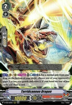 Torridcannon Dragon [V Format] Card Front