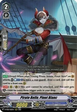 Pirate Belle, Pinot Blanc Card Front