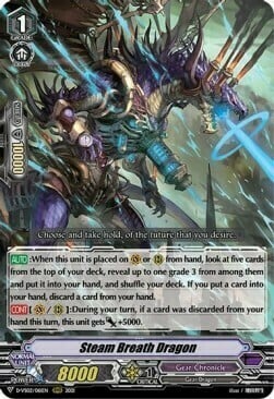 Steam Breath Dragon [V Format] Card Front