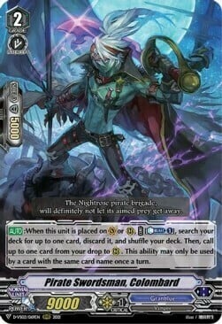 Pirate Swordsman, Colombard [V Format] Card Front