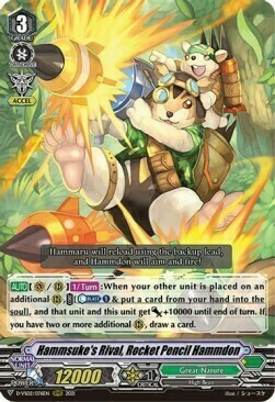 Hammsuke's Rival, Rocket Pencil Hammdon [V Format] Card Front