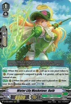 Water Lily Musketeer, Ruth [V Format] Card Front