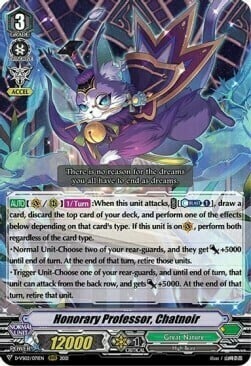 Honorary Professor, Chatnoir [V Format] Card Front