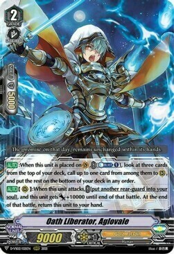 Oath Liberator, Aglovale [V Format] Card Front