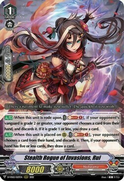 Stealth Rogue of Invasions, Rui Card Front