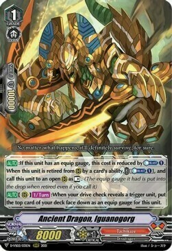Ancient Dragon, Iguanogorg Card Front