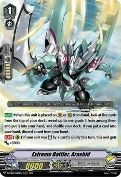 Extreme Battler, Arashid [V Format] Card Front