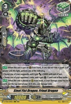 Steel Fist Dragon, Frioul Dragon Card Front