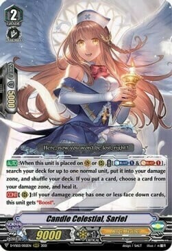 Candle Celestial, Sariel Card Front