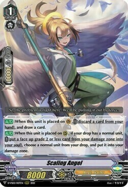 Scaling Angel Card Front