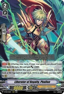 Liberator of Royalty, Phallon [V Format] Card Front