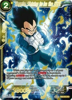 Vegeta, Striving to be the Best Card Front