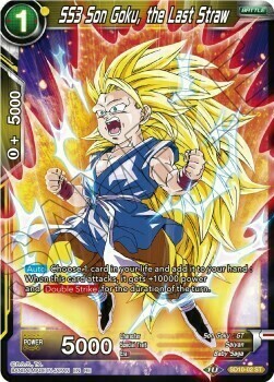 SS3 Son Goku, the Last Straw Card Front