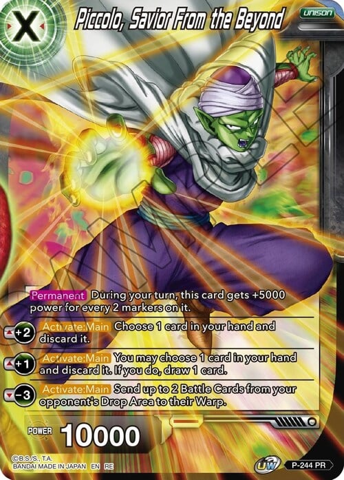 Piccolo, Savior From the Beyond Card Front