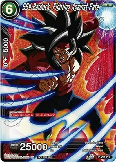 SS4 Bardock, Fighting Against Fate Card Front