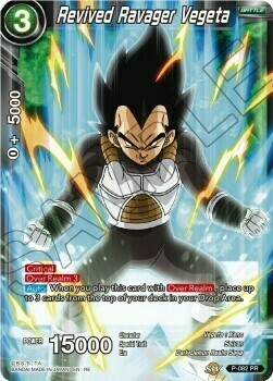 Revived Ravager Vegeta Card Front