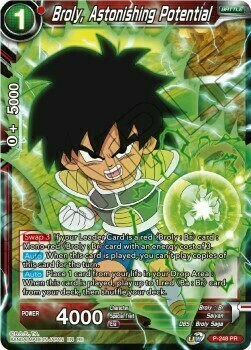 Broly, Astonishing Potential Frente