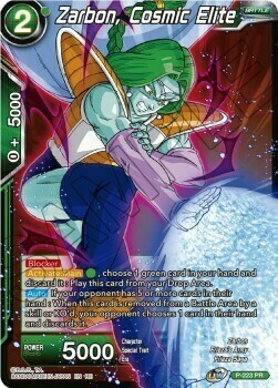 Zarbon, Cosmic Elite Card Front