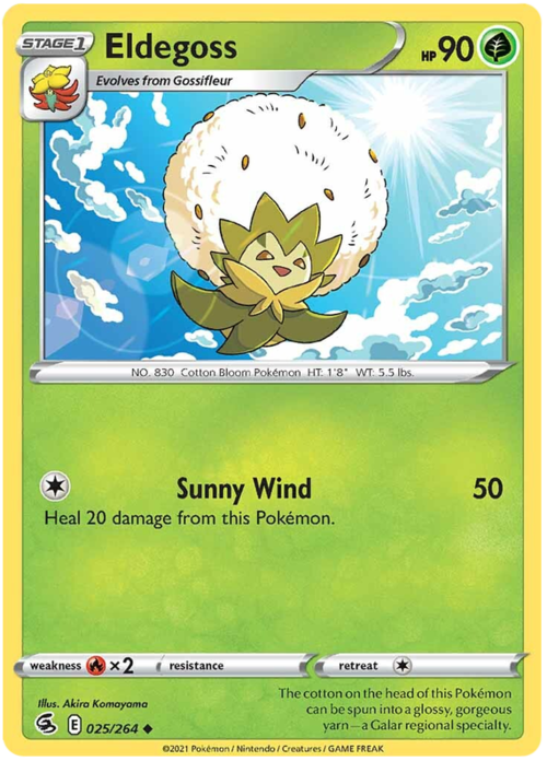 Eldegoss Card Front