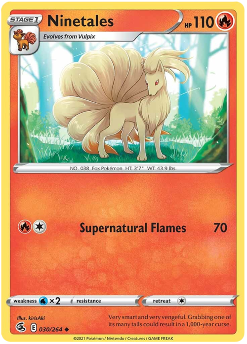 Ninetales [Supernatural Flames] Card Front