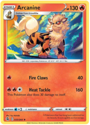 Arcanine [Fire Claws | Heat Tackle]