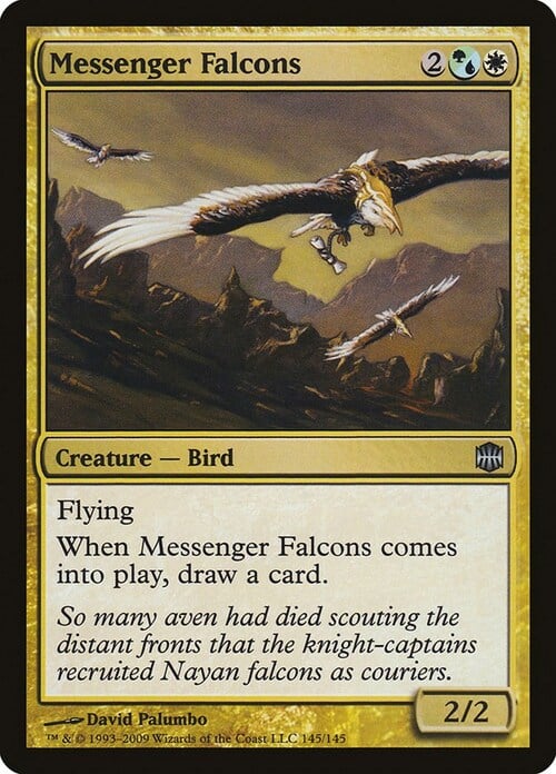 Messenger Falcons Card Front