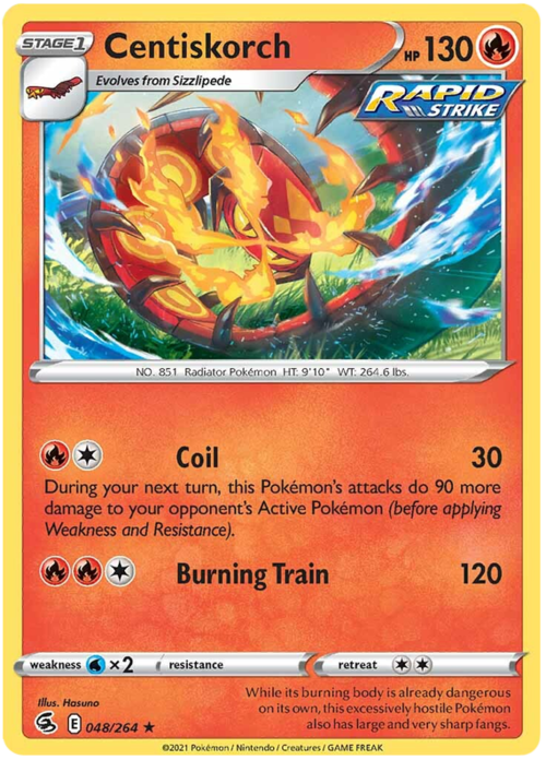 Centiskorch Card Front