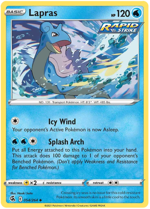 Lapras Card Front
