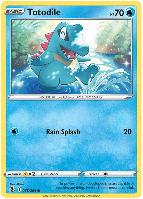 Totodile Card Front