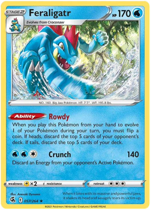 Feraligatr Card Front