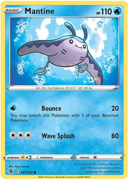 Mantine [Bounce | Wave Splash] Card Front