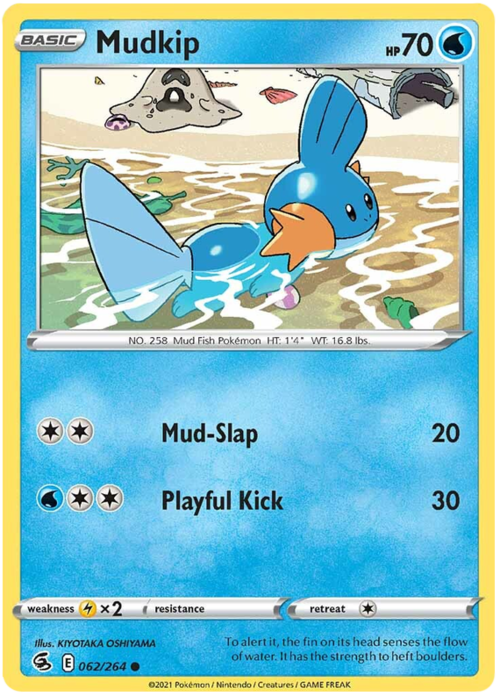 Mudkip [Mud-Slap | Playful Kick] Frente