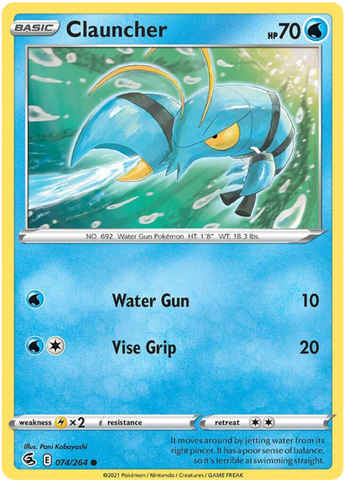 Clauncher [Water Gun | Vise Grip] Card Front