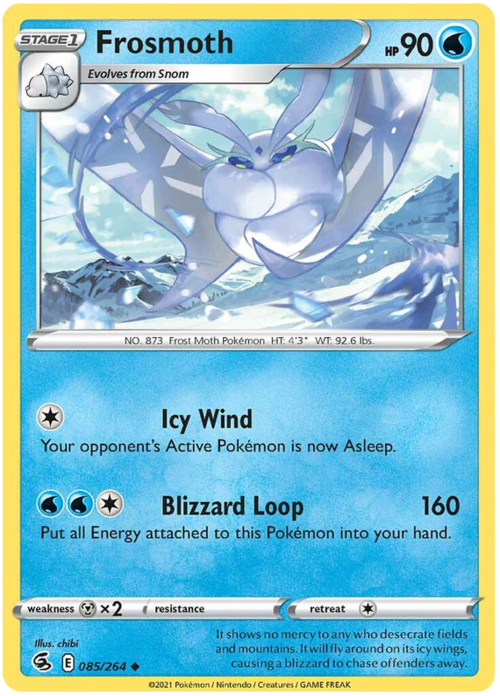 Frosmoth [Icy Wind | Blizzard Loop] Card Front