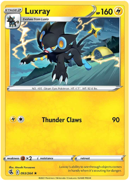 Luxray Card Front
