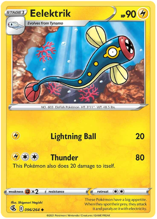 Eelektrik [Lightning Ball | Thunder] Card Front