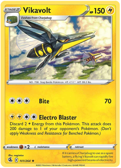 Vikavolt [Bite | Electro Blaster] Card Front