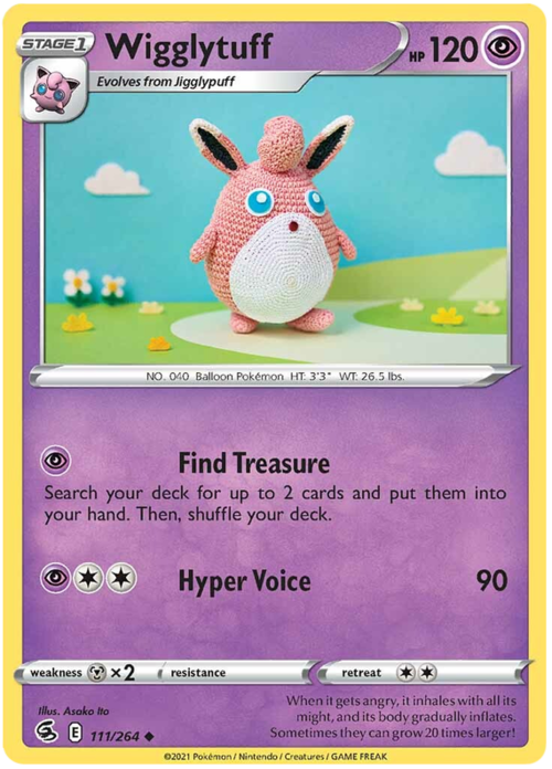 Wigglytuff Card Front