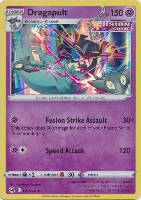 Dragapult [Fusion Strike Assault | Speed Attack] Card Front