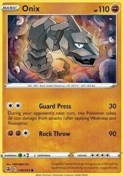 Onix [Guard Press | Rock Throw] Card Front