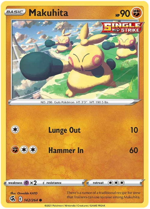 Makuhita [Lunge Out | Hammer In] Card Front