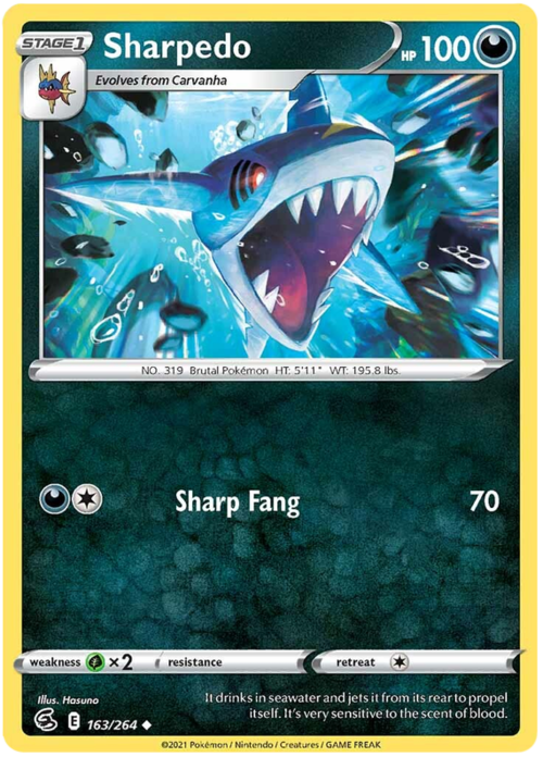 Sharpedo [Sharp Fang] Card Front