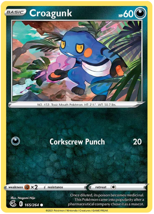 Croagunk [Corkscrew Punch] Card Front