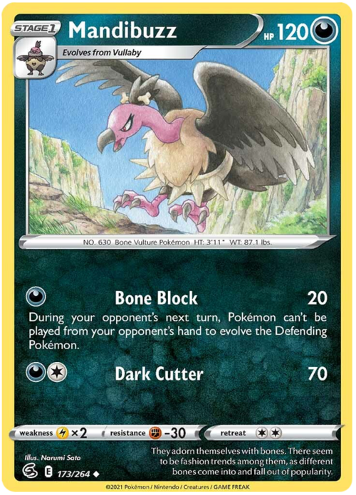Mandibuzz [Bone Block | Dark Cutter] Card Front