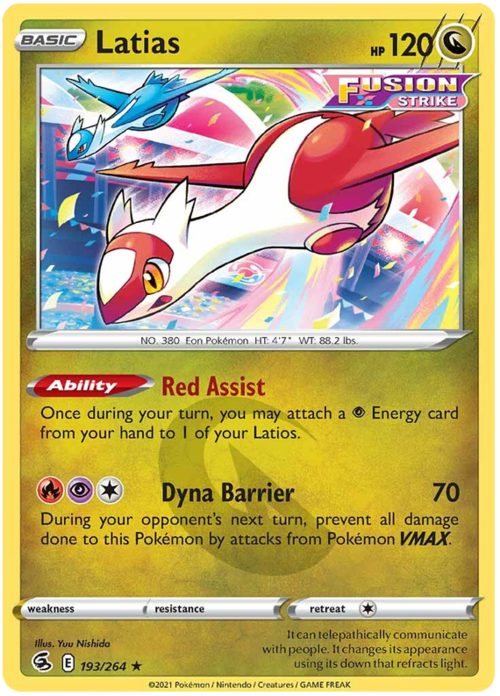 Latias Card Front