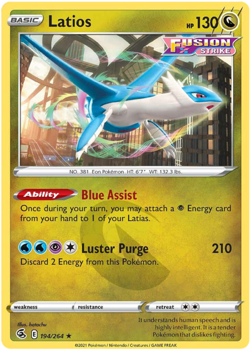 Latios Card Front