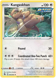 Kangaskhan [Pound | Coordinated One-Two Punch]