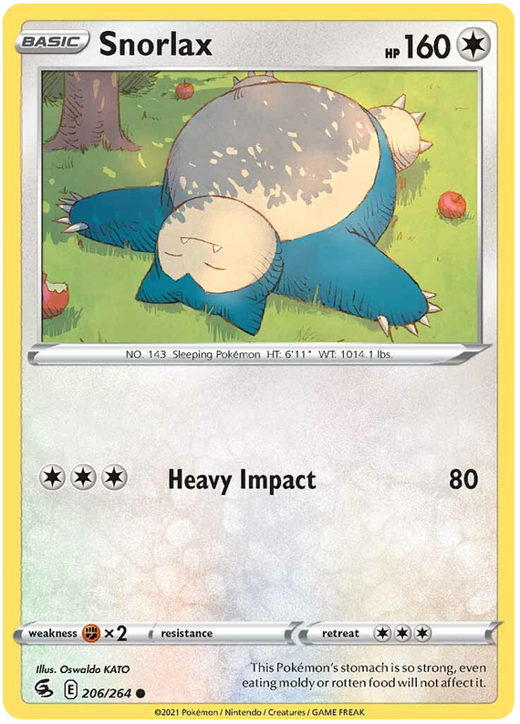 snorlax pokemon card value Pokemon- SVP 051 - 151 Black Star Promo - English - Full Art Colorless Heavy Impact (130) Weakness Fighting 2 Resistance None None Retreat Cost Snorlax Fusion Strike | Pokmon