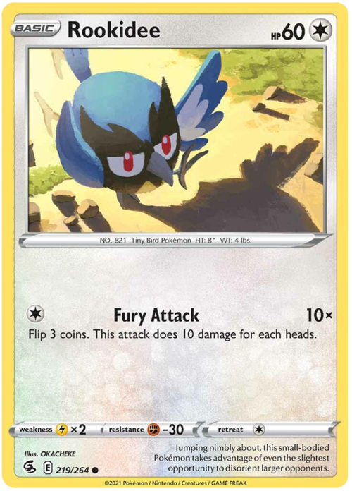Rookidee [Fury Attack] Card Front