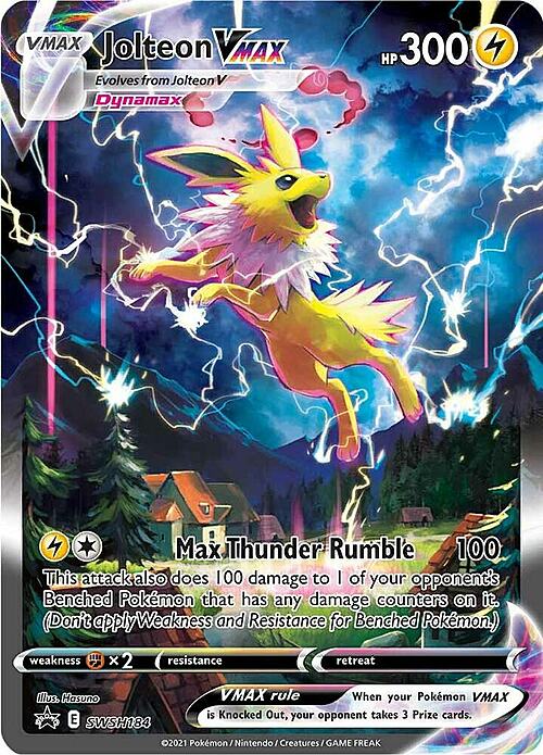 Jolteon VMAX Card Front